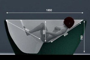 Cada de baie pentru nasteri de la Fibrex